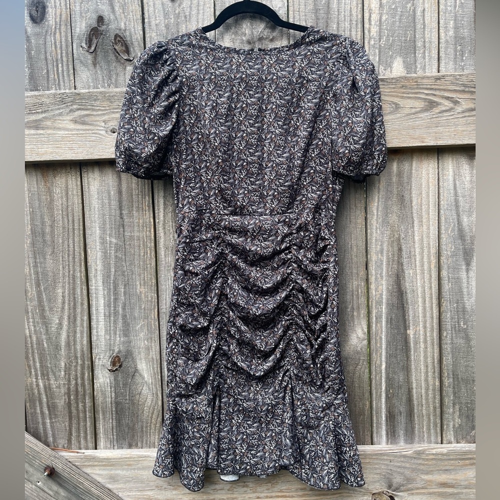 SHEIN Black Floral Mini Dress - Size 4